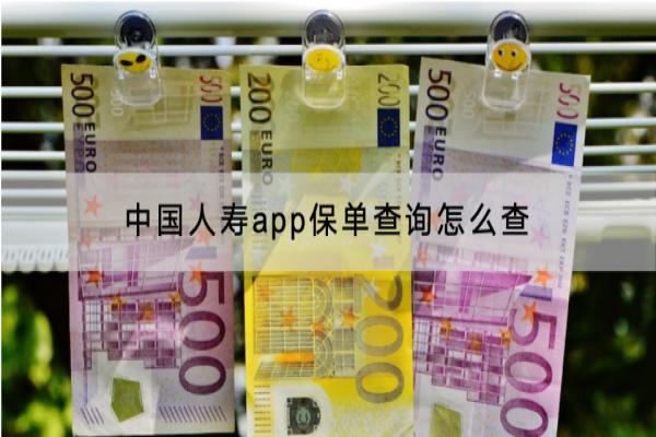 中国人寿app保单查询怎么查？有哪些产品？